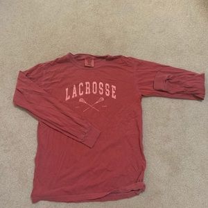 Lacrosse comfort colors long sleeve